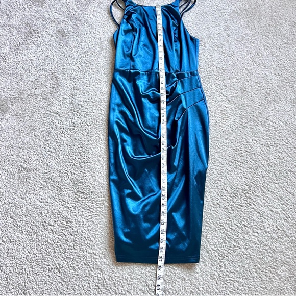 GRACE KARIN Satiny Strappy Back Ruched Homecoming Dress—SZ. Small - Picture 15 of 17